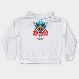 eagle head USA American Kids Hoodie